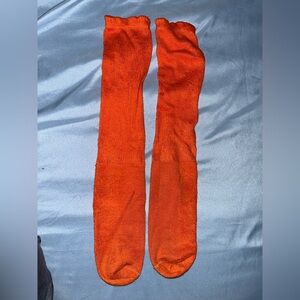 Light orange knee socks